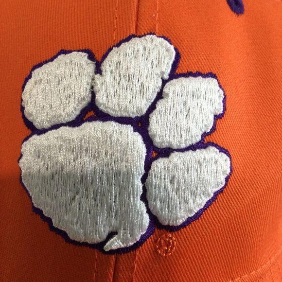 Collegiate Headwear Cap Hat Unisex Adjustable Strap Color Orange Clemson Tigers - Picture 10 of 11